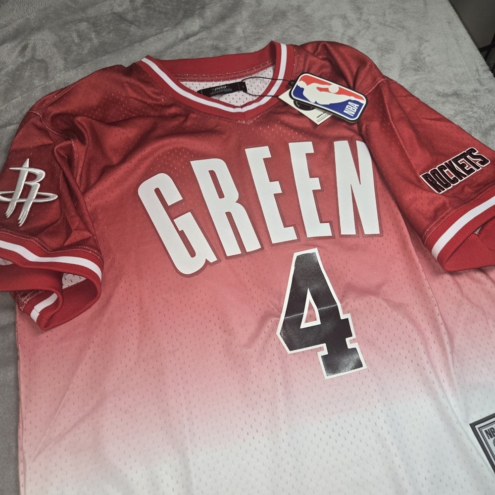 Pro Standard Houston Rockets Jalen Green #4 Jersey Mens Large NBA Gradient Shirt
